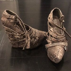 Jeffrey Campbell Snakeskin Heels